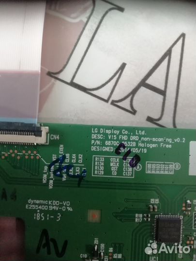 T-con контроллер матрицы lg