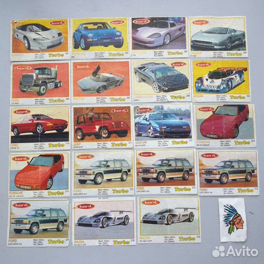 Вкладышы Турбо Turbo 5я серия (261-329)