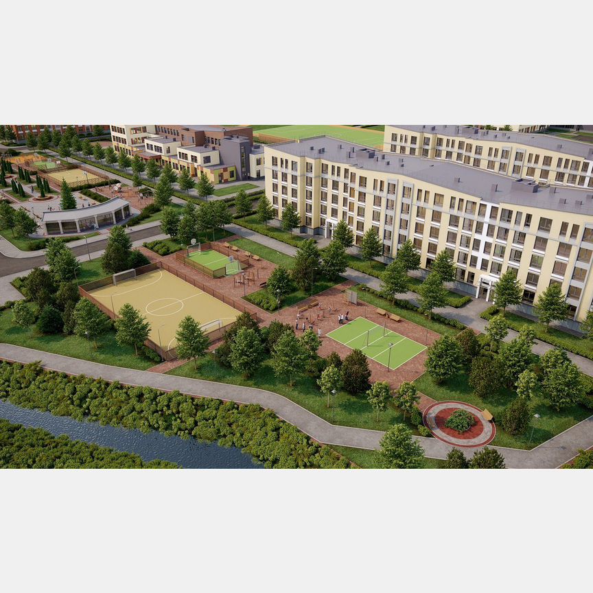 1-к. квартира, 41,1 м², 2/5 эт.