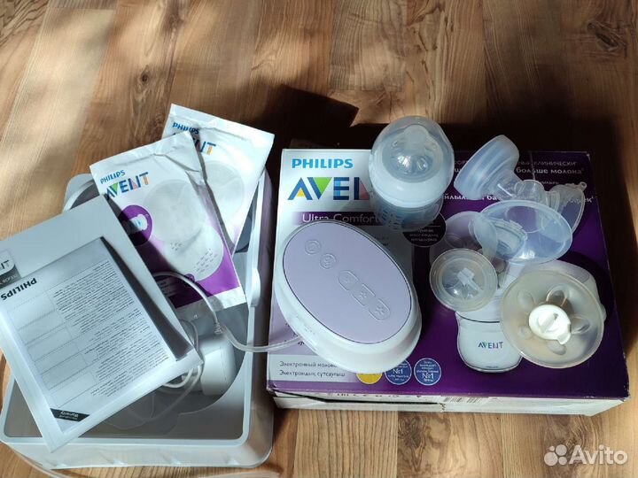Молокоотсос avent электрический