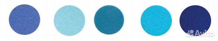 Набор декоративного фетра FSR1.2 (N5) -18 1,2мм; 2