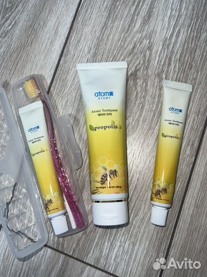 Зубная паста Atomy, зубные щётки