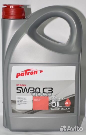 Patron original 5W30 C2/C3 Масло моторное синт. 4L