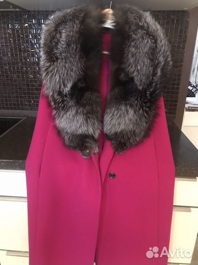 Жилет для зимы с чернобуркой, 46-48