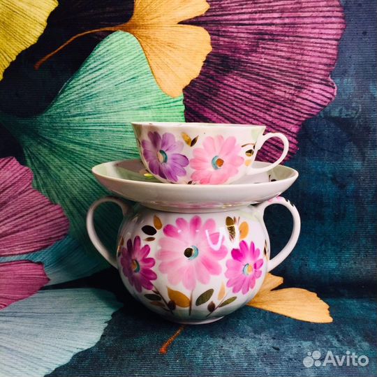 Сервиз чайный. Фарфор. СССР