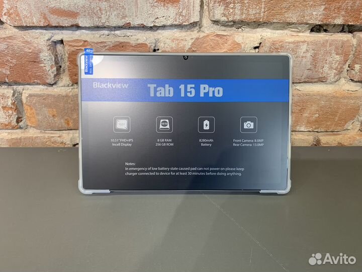 Планшет Blackview TAB 15 Pro 8/256Gb Серебро