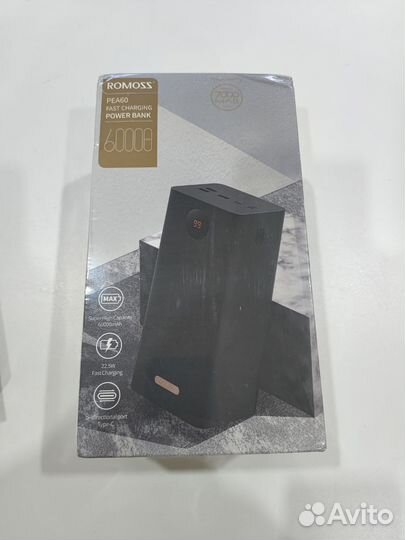 Новые Powerbank - Baseus Romoss 60000mah