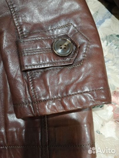 Мех енота, натуральная кожа