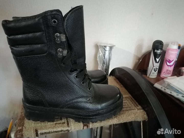 Берцы кожанные