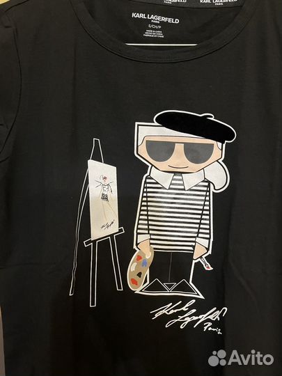 Платье Karl Lagerfeld S черное