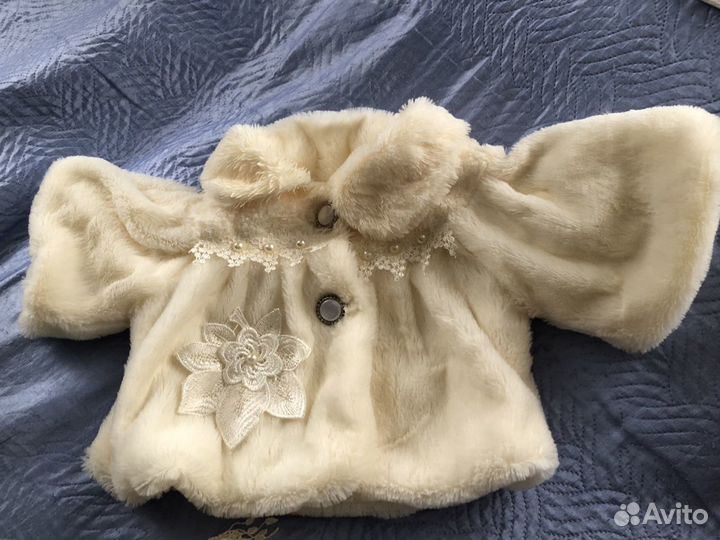 Шуба-болеро для девочки