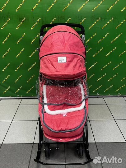 Санки-коляска с колесиками «Наши детки» 6
