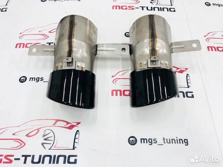 Насадки на выхлоп w177/118 Style 35 AMG Black