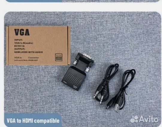 Конвектор/адаптер hdmi в VGA,новый
