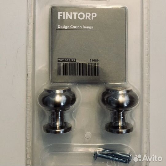 Ручки мебельные fintorp (ikea )