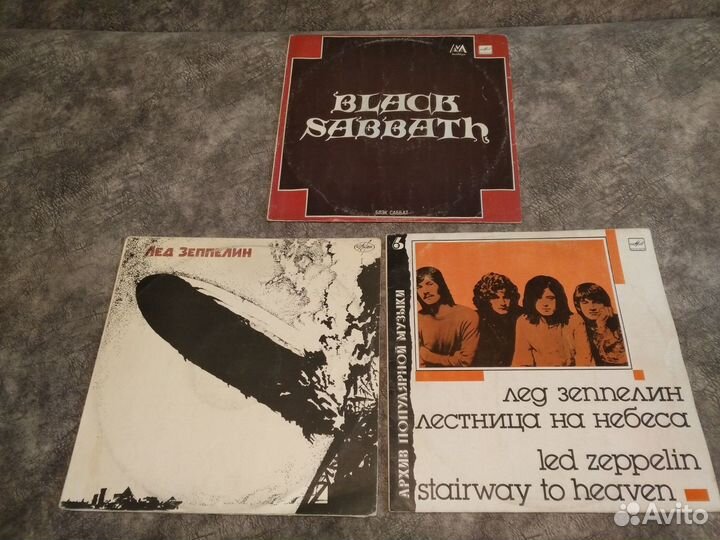 Виниловые пластинки Iron Maiden и др