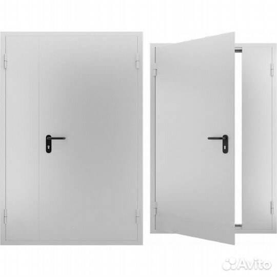 Дверь противопожарная двупольная - EI60