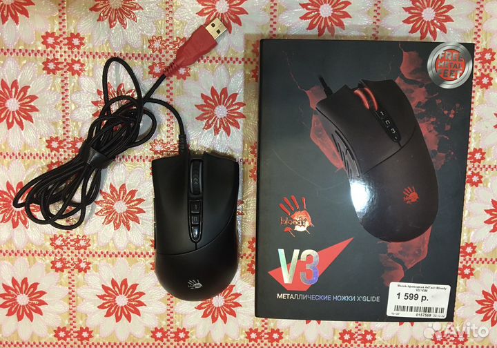 Игровая мышь A4Tech Bloody V3/V2M