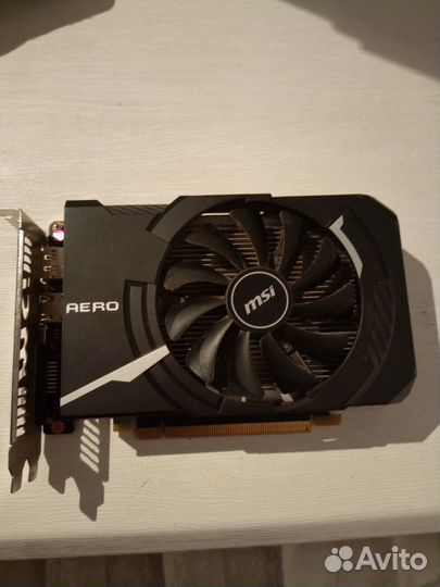 Nvidia GTX 1050 ti от компании MSI