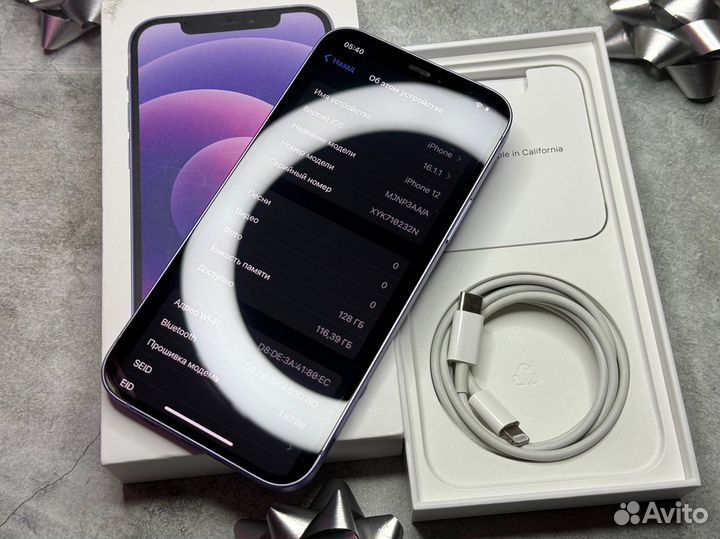 iPhone 12 128gb Акб 86 Идеал (sim+esim)