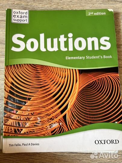 Английский язык Solutions Book