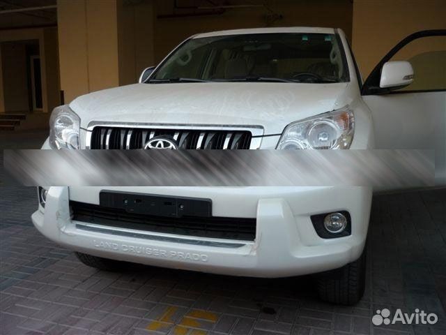 Накладка на бампер Toyota Land Cruiser 150