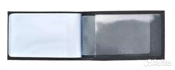 Визитница Fabula кожа люкс чёрный Россия 40визиток