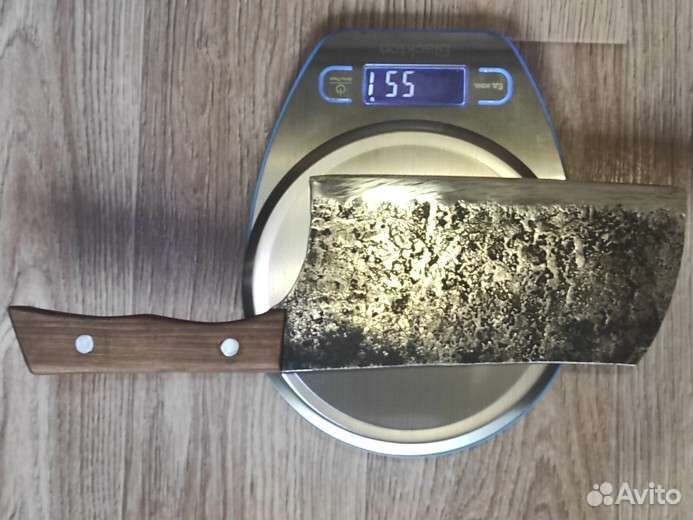 Кованый нож топорик, полностью ручная работа