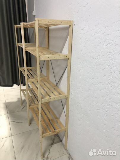 Стеллаж деревянный