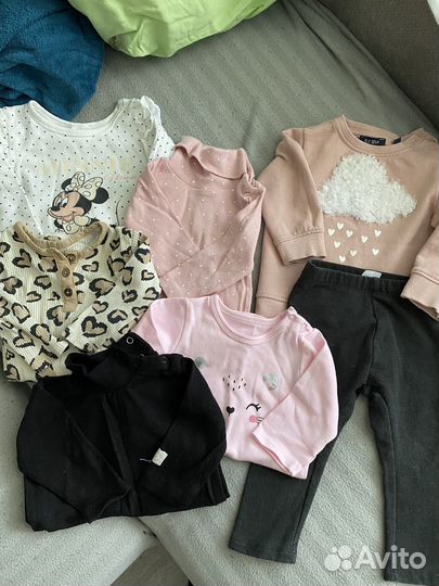 Пакет одежды для девочки 68-74