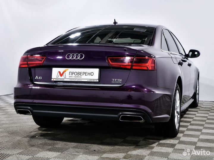 Audi A6 2.0 AMT, 2017, 177 054 км