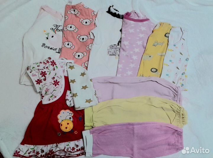 Вещи пакетом на девочку 74-80