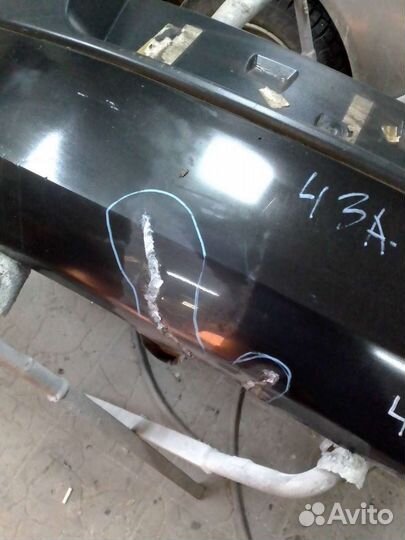 Бампер задний Рено Меган 2 хетчбек