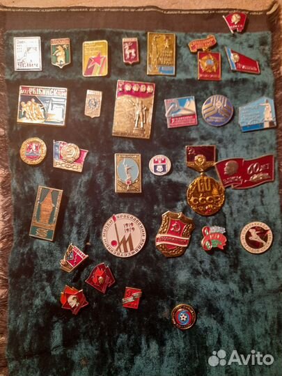 Подборка советских значков, винтаж СССР