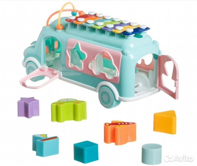 Игрушка-сортер разв.пласт. АВТОБУС, baby YOU bondi