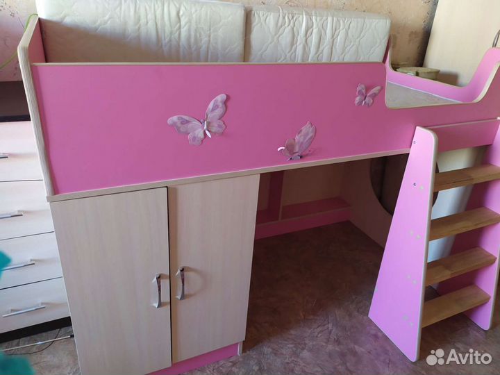 Детская кровать чердак