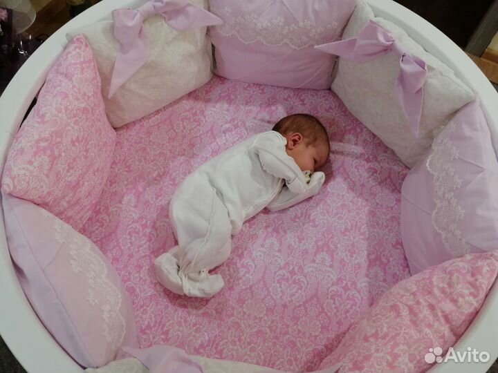 Бортики в кроватку, простыня, пододеяльник