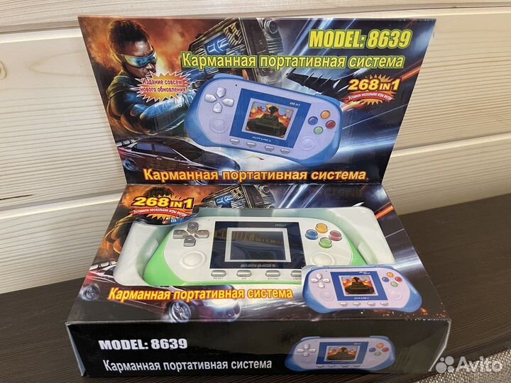 Портативная карманная игровая приставка
