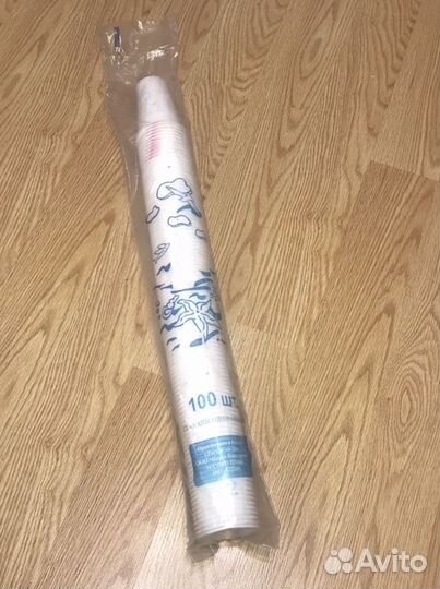 Пластиковые стаканы 100шт