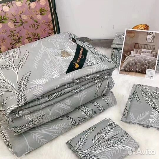 Постелье белье с одеялом