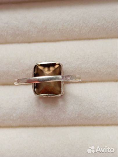 Серебряное кольцо СССР 875 проба