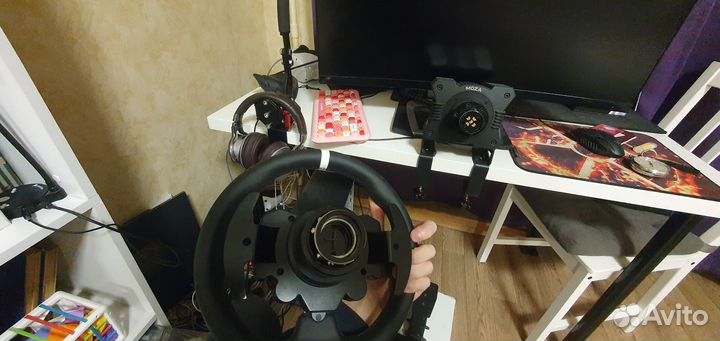 Moza R5 Bundle+Пружина(Тормоз) +накладка-штурвал