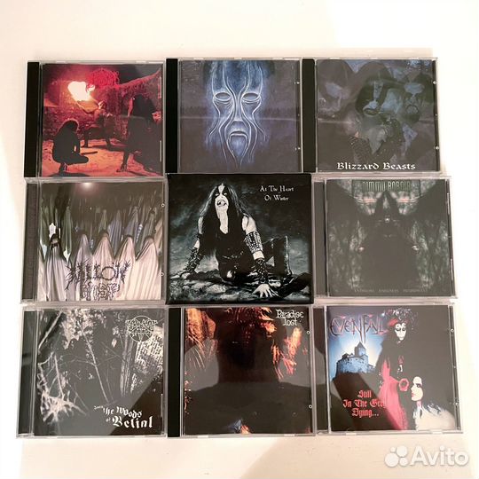 Оригинальные музыкальные диски CD Black Metal