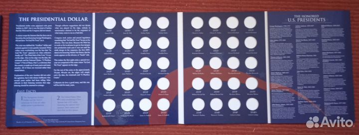 Альбом для монет США