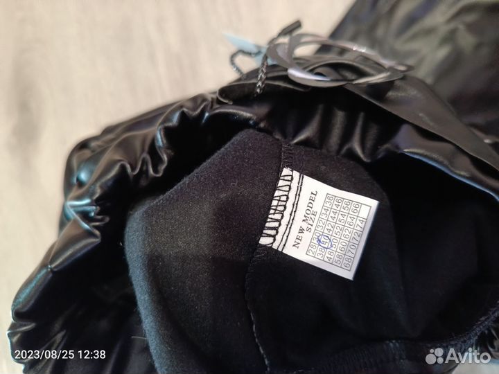 Брюки кожаные