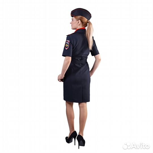 Платье уставное мвд Полиция с коротким рукавом