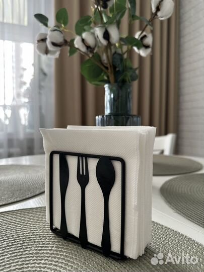 Салфетница металлическая