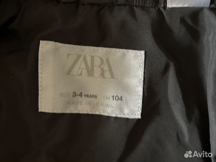 Куртка zara демисезонная 104