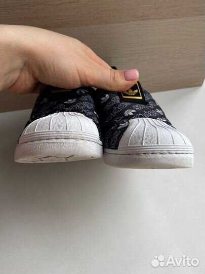 Детские кроссовки adidas superstar 25