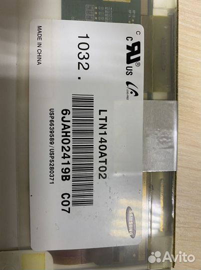 Ltn140at02 Матрица для ноутбука 14.0